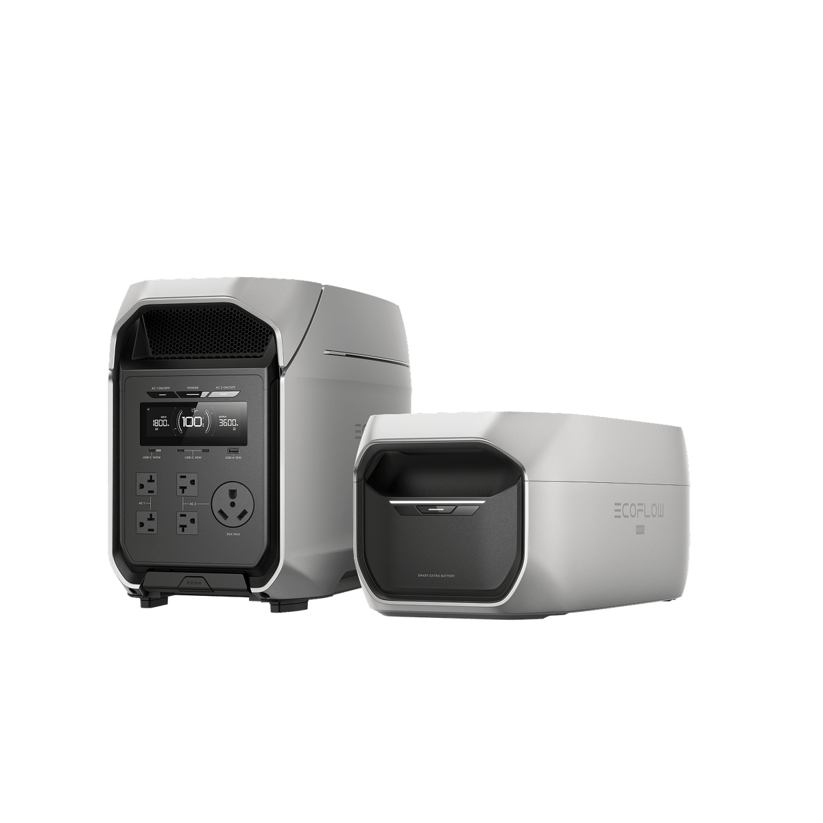 EcoFlow DELTA 3 Max Plus Smart Extra Battery - View 5 | Solwel