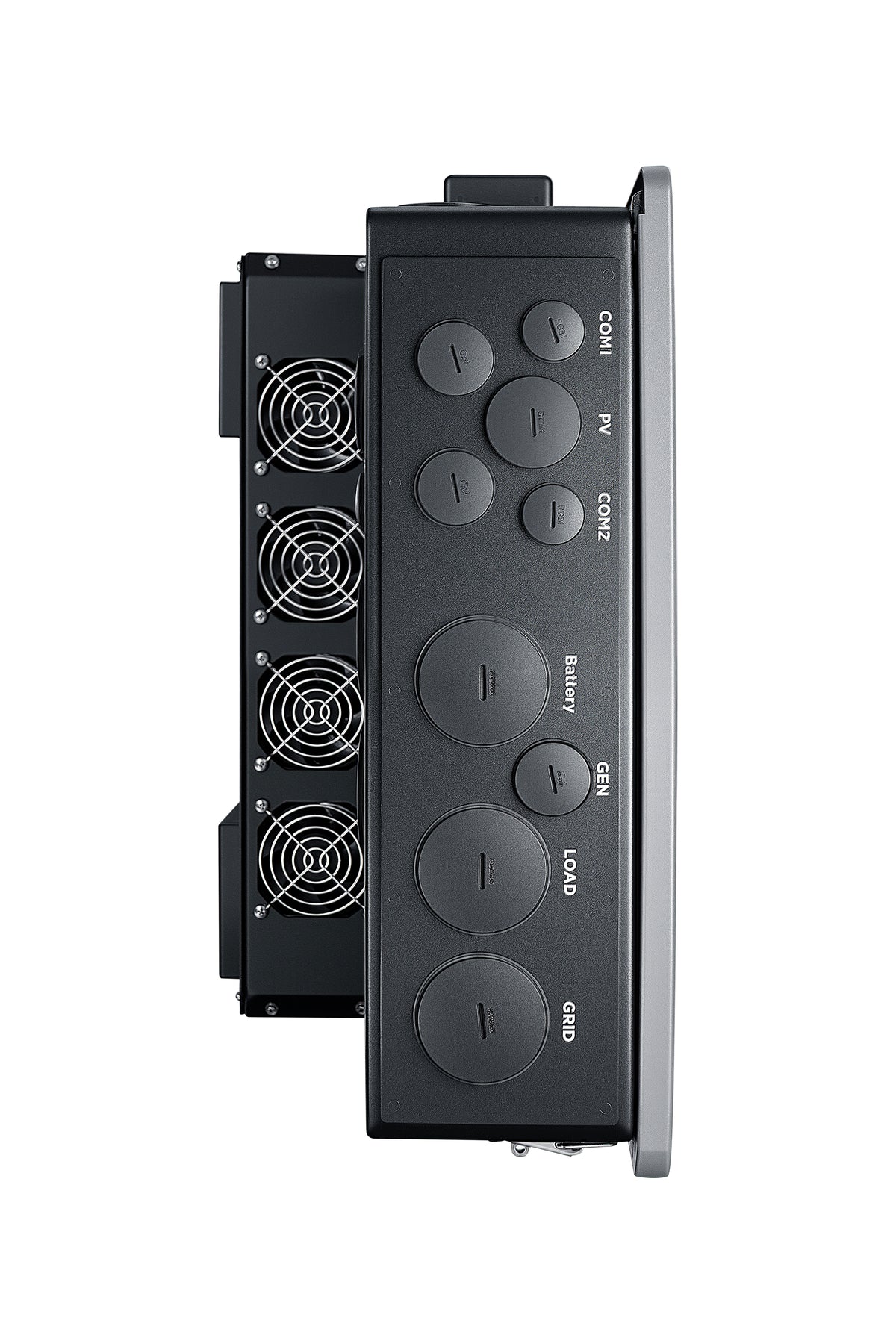 Fortress Power Envy Duo 21 hybrid solar inverter - bottom connections