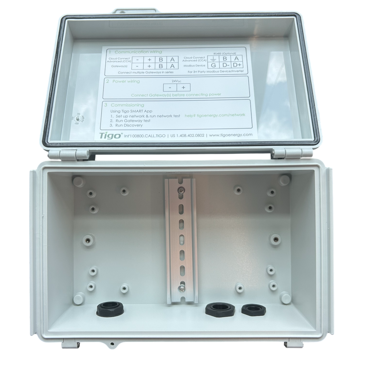 Tigo Cloud Connect Advance Kit Outdoor Inside