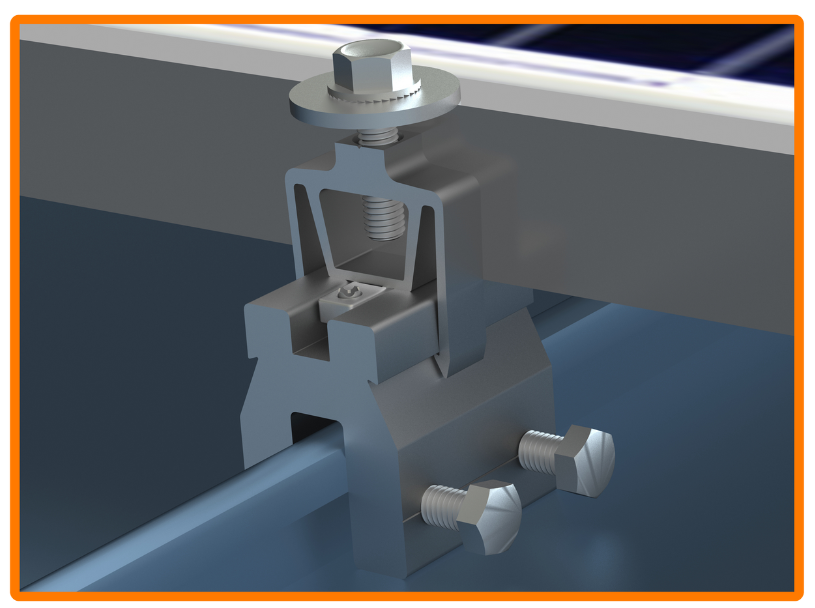 Sunmodo Standing Seam Clamp Rail free 